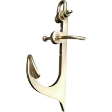 Pimarks Pirinç Döküm 190MM Çıpa Objeli Çimolu Askılık