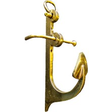 Pimarks Pirinç Döküm 190MM Çıpa Objeli Çimolu Askılık