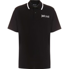 Just Cavalli Siyah Erkek Polo T-Shirt 75OAGT05