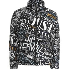 Just Cavalli Siyah - Beyaz Erkek Mont 75OAUD18