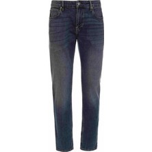 Just Cavalli Normal Bel Normal Paça Slim Fit Indigo Erkek Denim Pantolon 75OAB5J0