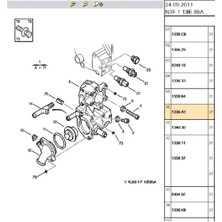 Febi Bilstein Termostat Kapağı 306 406 (17935-1336A1)