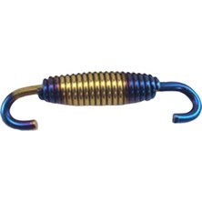 Zwinz Motosiklet Egzoz Borusu Yay Aksesuarı 304 58MM Mavi Aureate (Yurt Dışından)