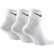 Nike Sx4706-101 3Lü Lightweight Quarter Spor Çorabı