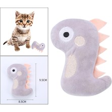 Fugar Yavru Diş Fırçası Fare Catnip Molar Çubuk Temizleyici Oyuncak Dinozor (Yurt Dışından)
