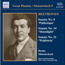 V/c: Benno Moıseıwıtsch Vol.9, Beethoven: Pıano So-Cd