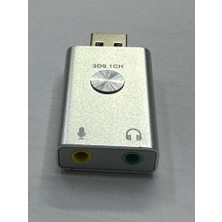 Keepro Magic Voice 9.1 3D Ch Ses Kartı USB Ses Kartı 3D Ses Kartı 9.1 Kanal USB Ses Kartı