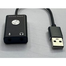 Keepro Aivoice Ses Kartı Kablolu USB Ses Kartı Ses Çeviri Için USB Ses Kartı