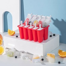 Yaci Shop Mavi-6 Adet Tarzı Popsicle Kalıpları Şekiller, Yeniden Kullanılabilir Kolay Buz Makinesi Makinesi Silikon Bpa Içermeyen Dondurulmuş Buz Pop Makinesi Dondurma Araçları (Yurt Dışından)