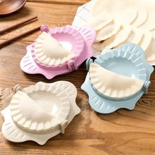 Yaci Shop Pembe Tarzı 1 Takım Dıy Köfte Makinesi Aracı Buğday Samanı Jiaozi Pierogi Kalıp Hamur Kalıp Klipleri Pişirme Kalıpları Pasta Mutfak Aksesuarları (Yurt Dışından)