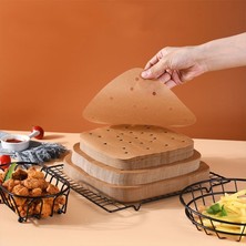 Yaci Shop Beyaz Kare 15CM Stili Yuvarlak Bambu Vapur Ped Kağıt Hava Fritöz Vapur Gömlekleri Delikli Odun Hamuru Kağıtları Yapışmaz Vapur Mat Köfte Pişirme Matı (Yurt Dışından)