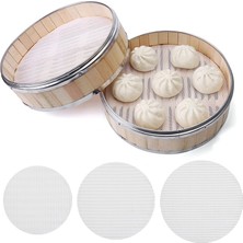 Yaci Shop E Stili Licone Vapur Yapışmaz Ped Yuvarlak Köfte Mat Pişirme Araçları Buğulanmış Çörekler Pişirme Pastası Dim Sum Mesh (Yurt Dışından)