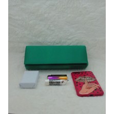Sh Poly1 Saten Yeşil Abiye Çanta Clutch Portföy Askılı Omuz ve El Çantası