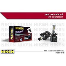 Xenon Pro Serisi H4 Led Far Ampul Şimşek Etki N6