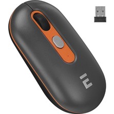 Everest SMW-444 USB Gümüş Bluetooth ve 2.4ghz Optik Wireless Mouse