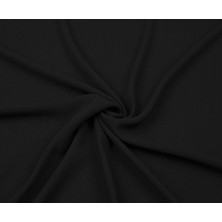 Bursa Kumaştan 150 x 100 cm Siyah Krep Kumaş Elbise, Etek, Ferace, Tunik, Pardösü, Pantolon, Yelek, Takım, Ceket