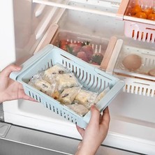 Shanhua Shop Kayısı Tarzı 1 Adet Ayarlanabilir Gerilebilir Buzdolabı Organizatör Çekmece Sepeti Buzdolabı Pull-Out Çekmeceler Taze Spacer Katmanlı Depolama Raf Aracı (Yurt Dışından)