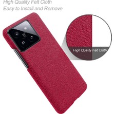 LR Joyful Xiaomi 14 Şok Geçirmez Kumaş+Pc Telefon Kabuğu Ince Akıllı Telefon Kapağı (Yurt Dışından)