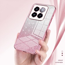 LR Joyful Xiaomi 14 Pro Drop Proof Glitter Shell Hassas Kesim Tpu Cep Telefon Kılıfı (Yurt Dışından)