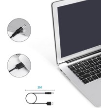 Gorgeous 8 In1 5V Usb'den Dc'ye 5.5x2.1mm 3.5mm 5.5x2.5mm 6.3mm Fiş Şarj Kablosu (Yurt Dışından)