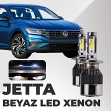 C9 Volkswagen Jetta 2006-2016 Ile Uyumlu Beyaz LED Xenon Far Ampulü: Şimşek Etkili