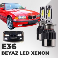 C9 Bmw E36 1990-1998 Ile Uyumlu Uzun LED Xenon Far Ampulü: Şimşek Etkili