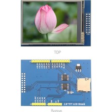 Internet 2,8 Inç Tft LCD Dokunmatik Ekran Renkli Modül Çok Fonksiyonlu Taşınabilir Takılabilir / ILI9341 (Yurt Dışından)