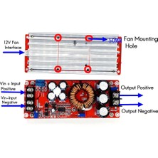 Internet 1200W 20A Dc Dönüştürücü Boost Araba Step-Up Güç Kaynağı Modülü Ayarlanabilir Gerilim Dönüştürücü 8-60V Ila 12-83V (Yurt Dışından)