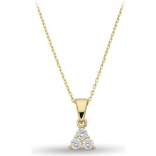 ÇGK KUYUMCULUK Taşlı  Altın Kolye CGKKLY084