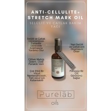 Purelab Oils Selülit Ve Çatlak Bakım Yağı 100 Ml Selülit Ve Çatlak Giderici Önleyici Vegan Vücut Nemlendirici