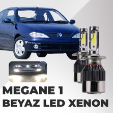 C9 Renault Megane 1 (1999-2003) Ile Uyumlu Sis LED Xenon Far Ampulü: Şimşek Etkili