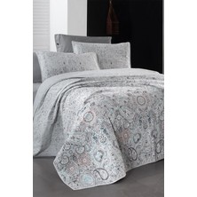 Sarev Opava Gri Mood Comfort Tek Kişilik %100 Pamuk Yatak Örtüsü Seti