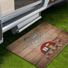 Evaşk Kamp Paspası Karavan Çadır Bahçe Paspası 45X70 cm