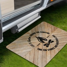 Evaşk Kamp Paspası Karavan Çadır Bahçe Paspası 45X70 cm