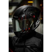 LS2 Rapıd 2 Clawn Mat Siyah-Gri-Kırmızı Kask