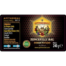 Apitherbal Mix Zencefilli Bal (Kış Macunu) 2li 240 G