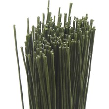Roco Paper Co. Çiçek Teli No:26 (0.8mm) - 50 Adet 60 cm - Yeşil