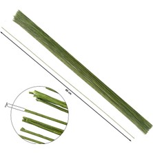Roco Paper Co. Çiçek Teli No:26 (0.8mm) - 50 Adet 60 cm - Yeşil