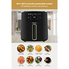 Goldmaster Avantajlı Ikili Set Xl Airfryer Hava Fritözü 1500 Watt 1.5 Litre 3in1 Multi Blender Set