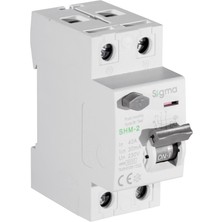 Sigma 2X40A 30MA 6ka Kaçak Akım Koruma Şalteri