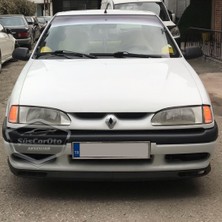 ŞüsCarOto Aksesuar Renault 19 Europa 1994-2001 Uyumlu Üniversal Laguna Lip Esnek Ön Lip 2 Parça Tampon Altı Dil Karlık Ön Ek