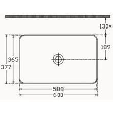 Isvea Sistemay Tezgah Üstü Lavabo 60 cm