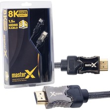 Masterx MX-18938 8k 60HZ 2.1V Ultra Hd 1.5 Metre HDMI Kablo