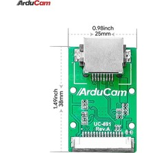 Arducam V1/v2/hq ve 16MP/64MP/TOF Kamera Ethernet Uzatma Kiti (U6248)