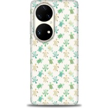 gmotp Huawei P50 Pro Kılıf Hd Baskılı - Minik Tosbağalar