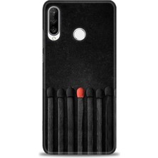 gmotp Huawei P30 Lite Kılıf Hd Baskılı - Kibrit Çöpleri