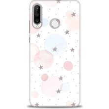 gmotp Huawei P30 Lite Kılıf Hd Baskılı - Yıldız Puantiye