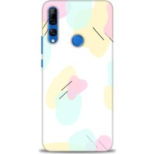 gmotp Huawei Y9 Prime 2019 Kılıf Hd Baskılı - Renkler Çubuklar