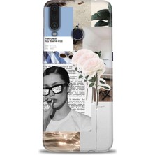 gmotp General Mobile Gm 10 Kılıf Hd Baskılı - Gözlüklü Kadın