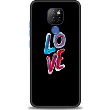 gmotp General Mobile Gm 20 Kılıf Hd Baskılı - Renkli Love